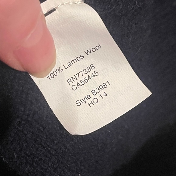 J. Crew 100% Lambswool Blue Cardigan Sweater Size XL. 6 - Picture 7 of 8